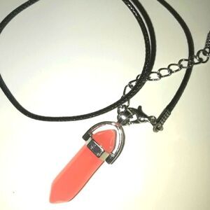 Hand crafted glow in the dark pendant necklace